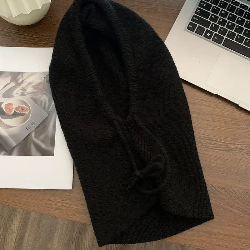 Women's Hats Knitting Scarf Integrated Sleeve Cap | Yazijico™