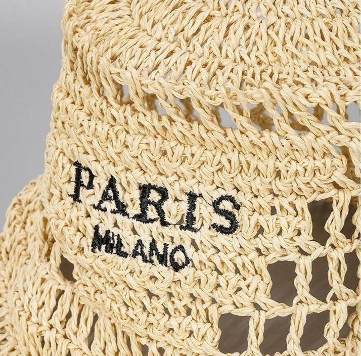 Hand-made Bucket Hat Embroidered Handwriting | Yazijico™