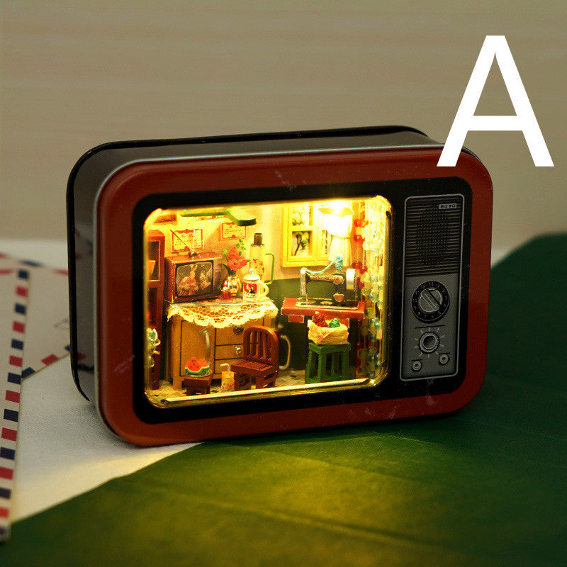 Hand-made Tinplate Box Childhood Memories | Yazijico™