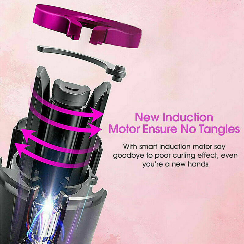 Electric Display Rotating Cordless Hair Curler | Yazijico™