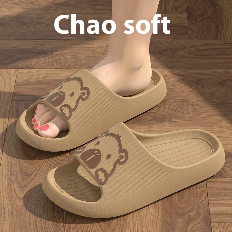 Cute Cartoon Dog Slippers Non-slip Floor | Yazijico™