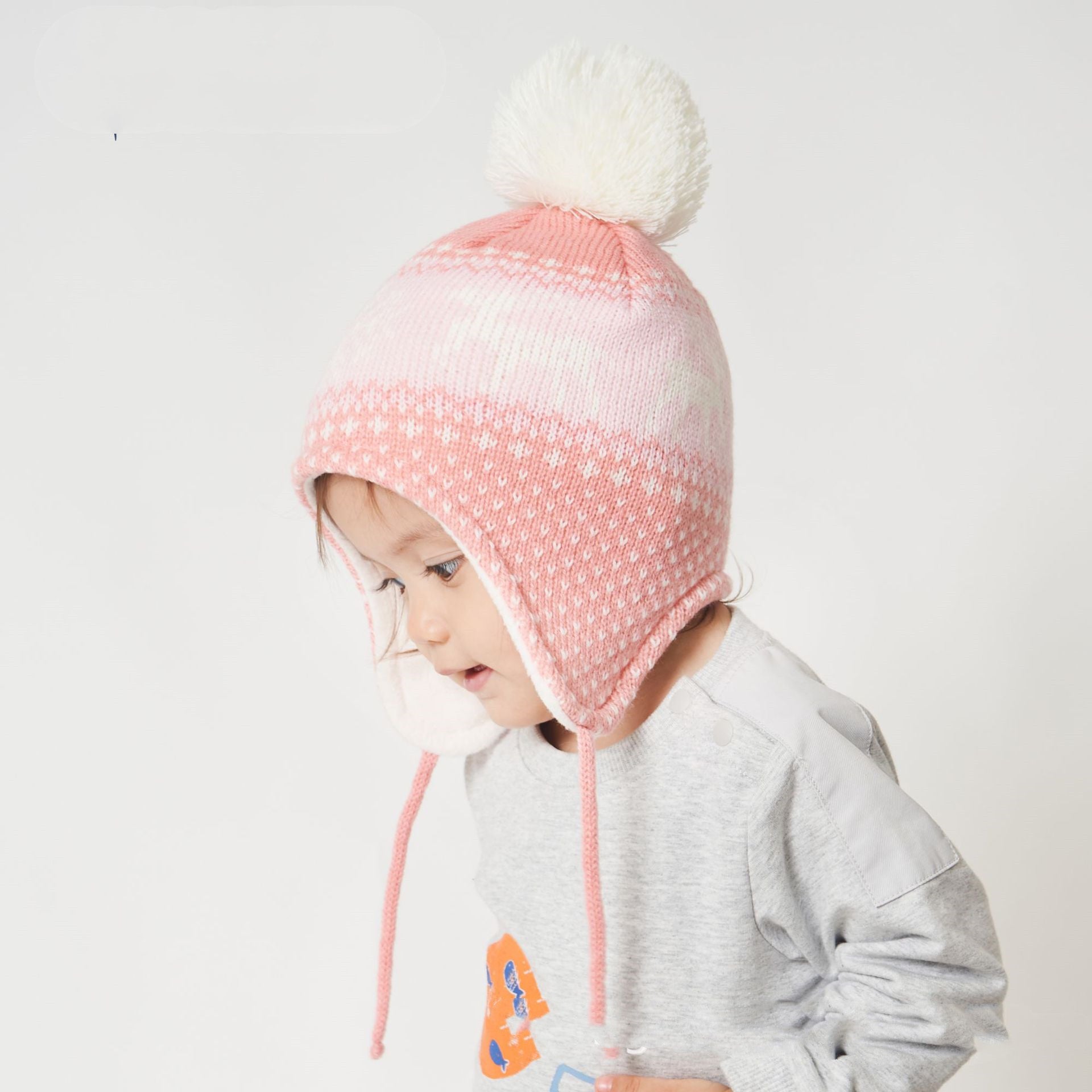 Baby Hat Fawn Ear Cap Plus Velvet Knitted | Yazijico™