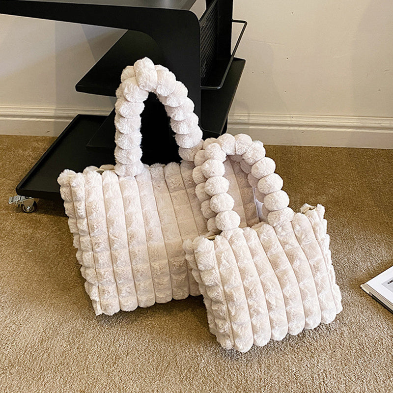 Handbags Winter Plaid Fashion High Capacity