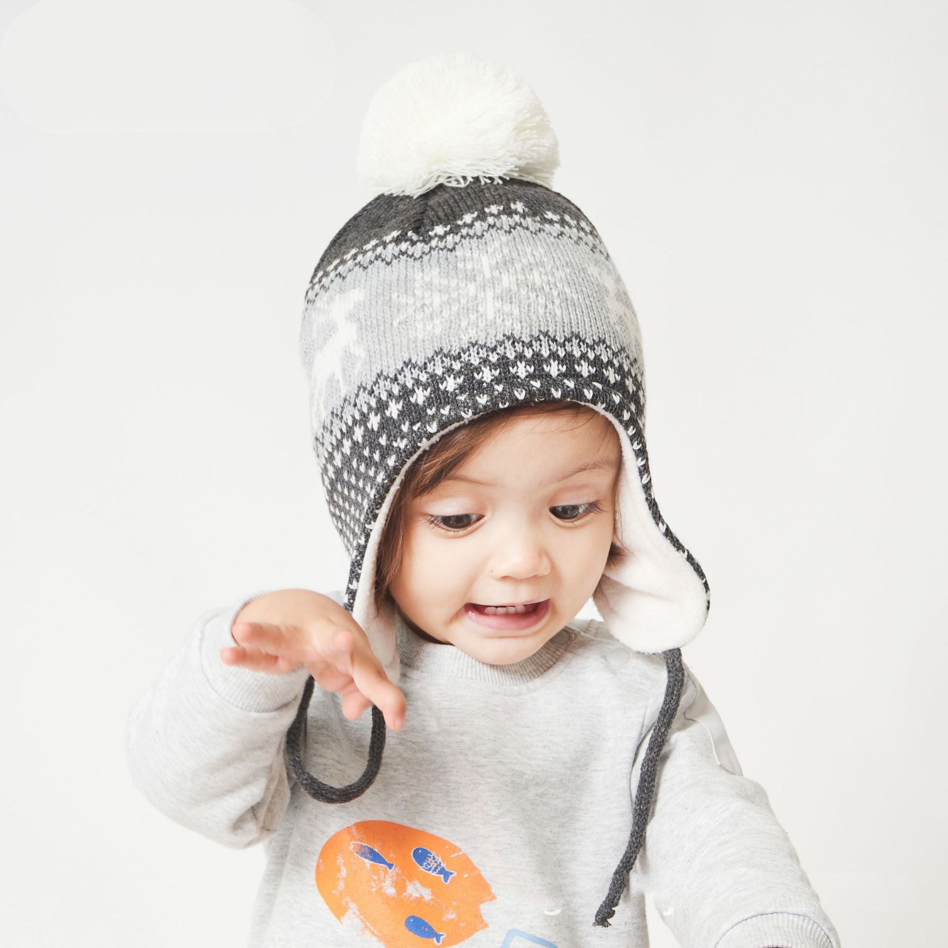 Baby Hat Fawn Ear Cap Plus Velvet Knitted | Yazijico™