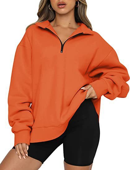 Women Sweatshirts Collar Loose Tops Clothes | Yazijico™