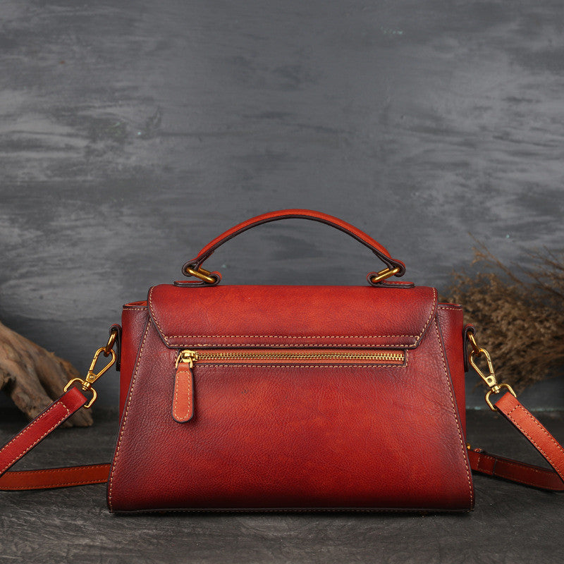 Hand made embossed dumplings genuine leather | Yazijico™