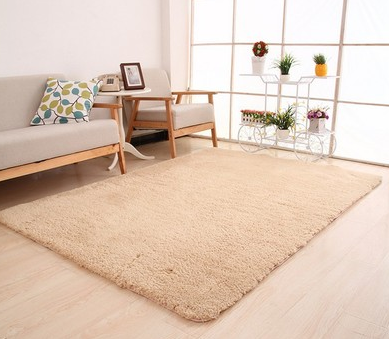 Yazijico™ Living Room Rug Area Solid Carpet Fluffy - Yazijico™