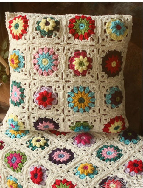 hand - made crocheted Rural wind wool pure  | Yazijico™