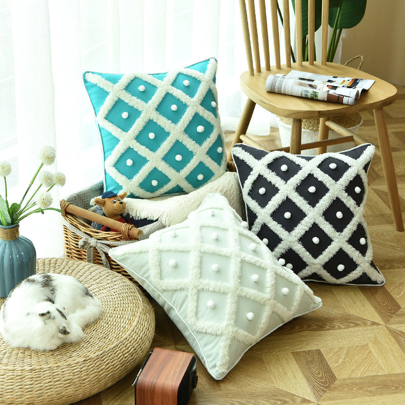 Yazijico™ Creative Home Ball Pillow Tufted Moroccan - Yazijico™