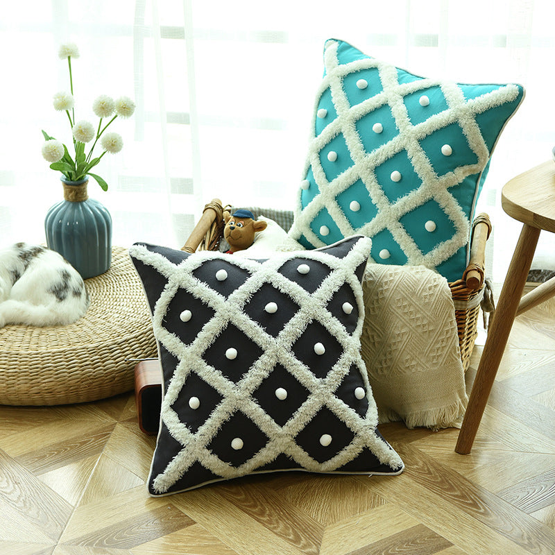 Yazijico™  Creative Home Ball Pillow Tufted Moroccan - Yazijico™