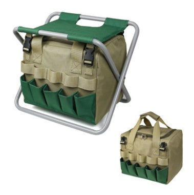Gardening Stool With Tote Bag Tools Set Organizer  Yazijico™