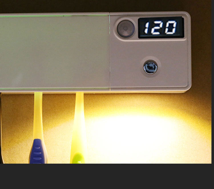 Toothbrush disinfector with UV light  Yazijico™