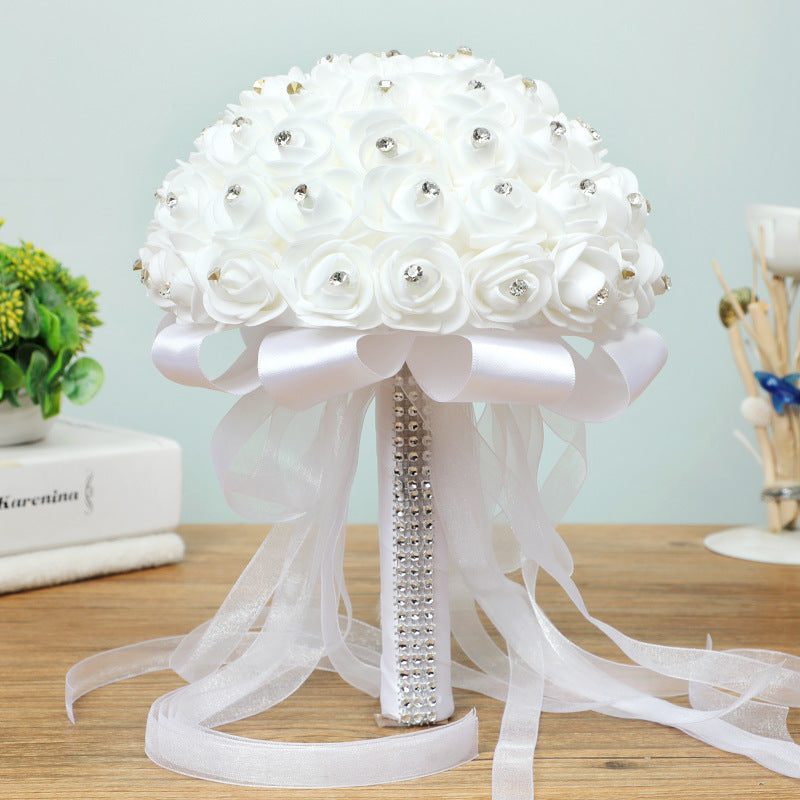 Hand Made Artificial Wedding Bouquets Rose | Yazijico™