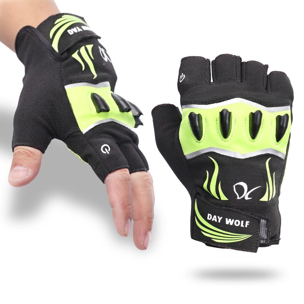 Fingerless Outdoor Sports Bike Lighting Gloves  Yazijico™