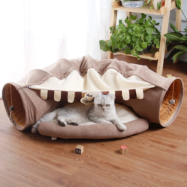 Pet Cats Tunnel Interactive Play Toy Yazijico™