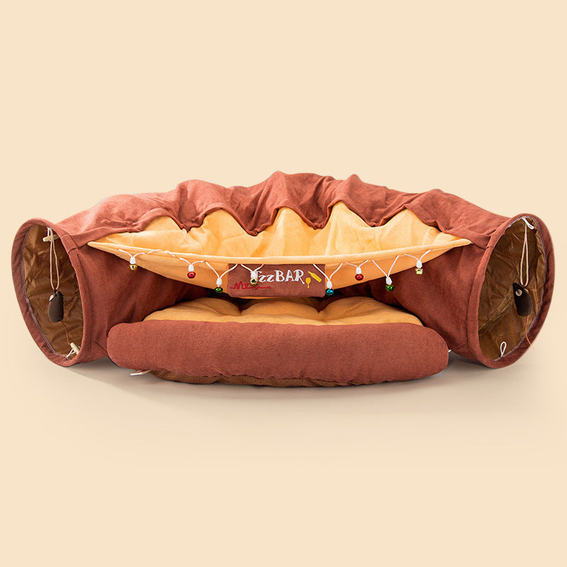 Collapsible Cat Tunnel Durable Washable | Yazijico™