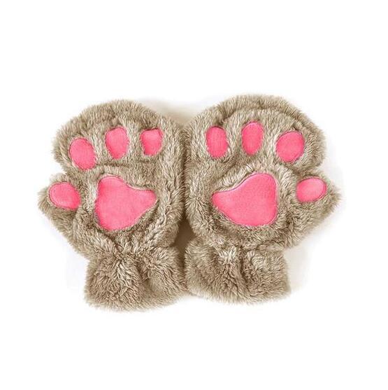 Paw Bear Cat Claw Gloves Short Finger | Yazijico™