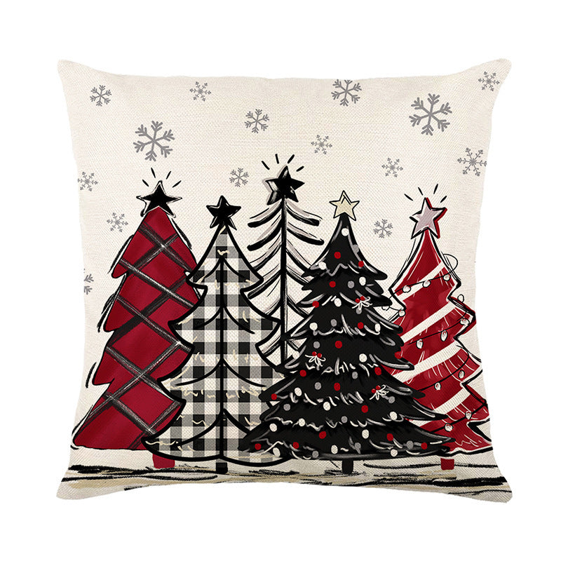 Christmas Pillow Cover Linen  | Yazijico™