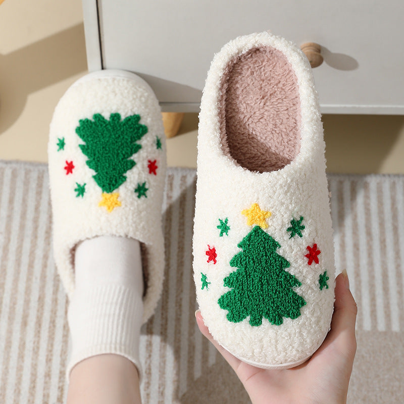 Christmas Home Slippers Cute Santa Claus | Yazijico™