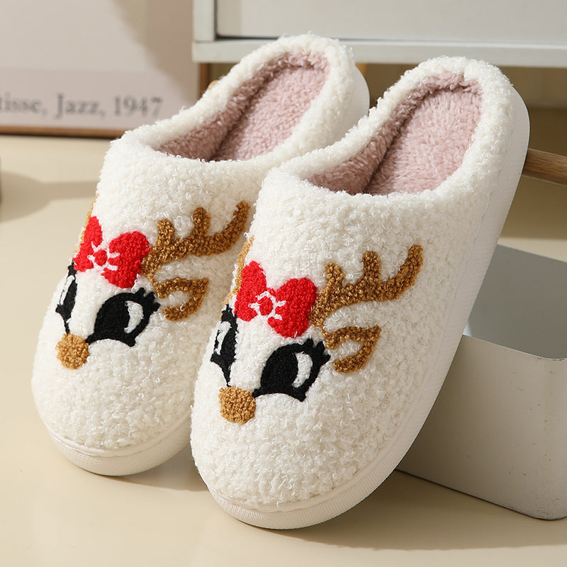 Christmas Home Slippers Cute Santa Claus | Yazijico™