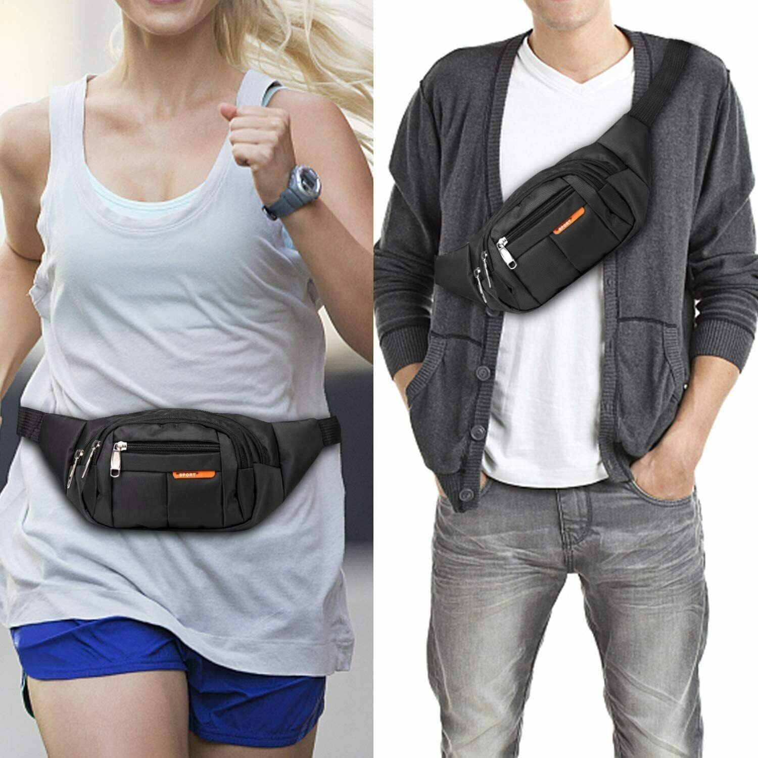Waist Bag Fanny Pack Hip Belt  | Yazijico™