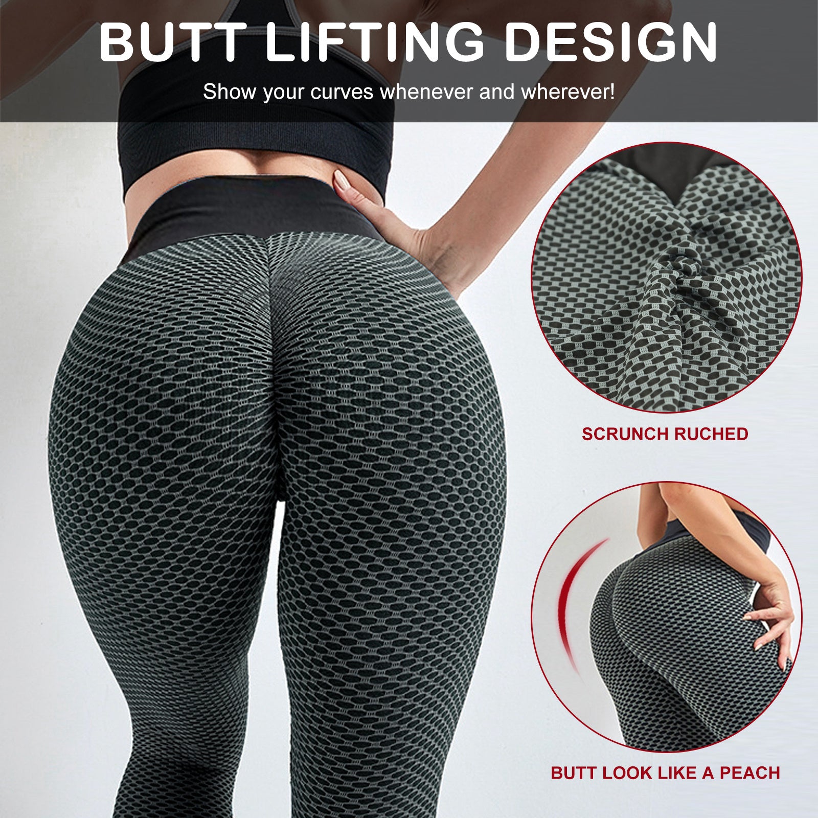 Leggings Women Butt Lifting Workout Tights | Yazijico™