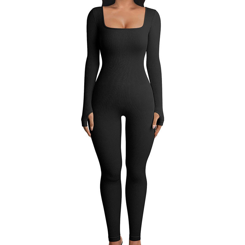 Seamless Jumpsuit Long Sleeve Shapewear Hip Lift | Yazijico™