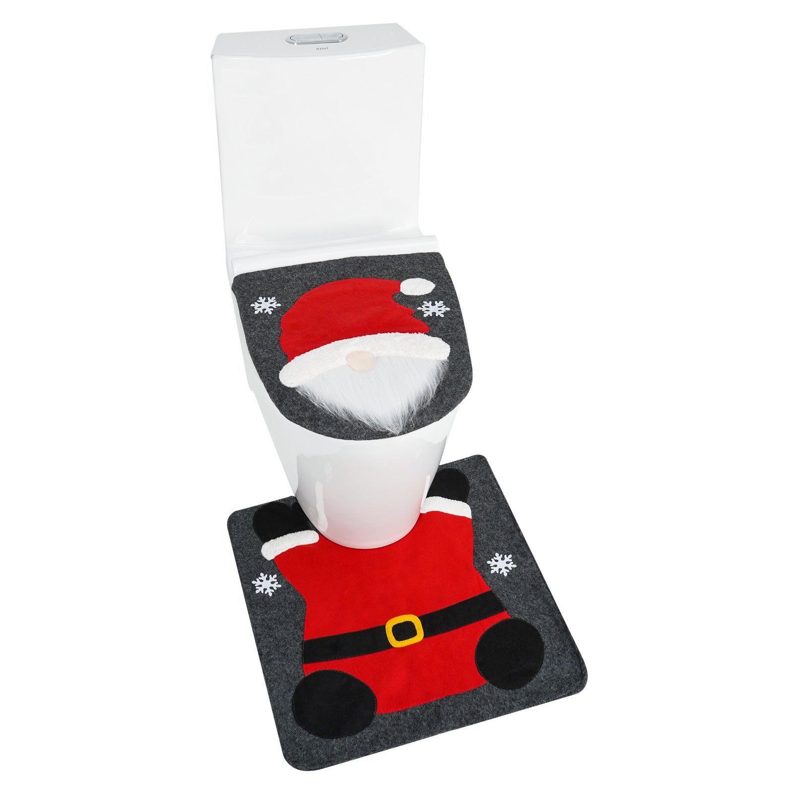 Toilet Seat Cover Christmas Snowman Faceless  | Yazijico™