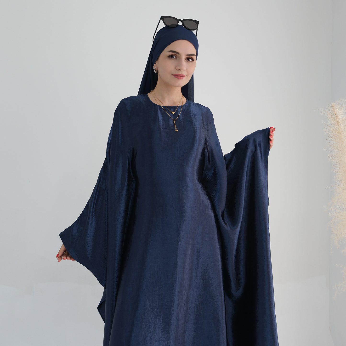 Muslim Women Dress Bright Dress Princess Sleeves | Yazijico™