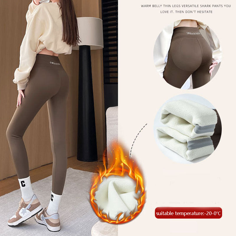 Fleece Thickened Leggings Winter Yoga Pants  Yazijico™