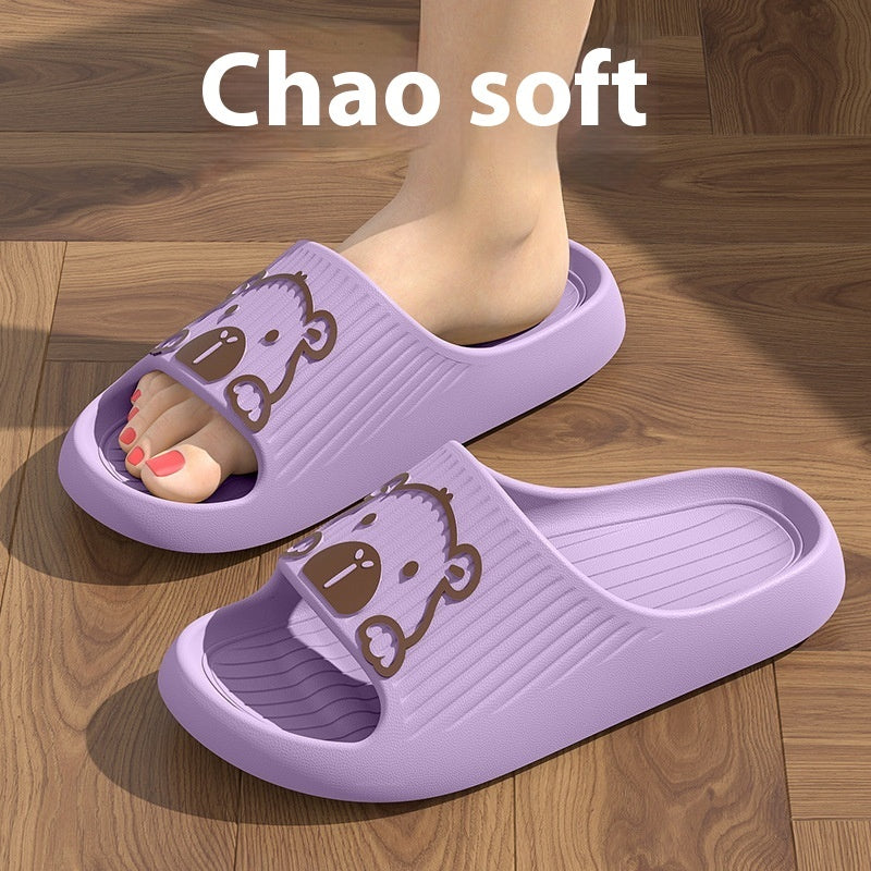 Cute Cartoon Dog Slippers Non-slip Floor | Yazijico™