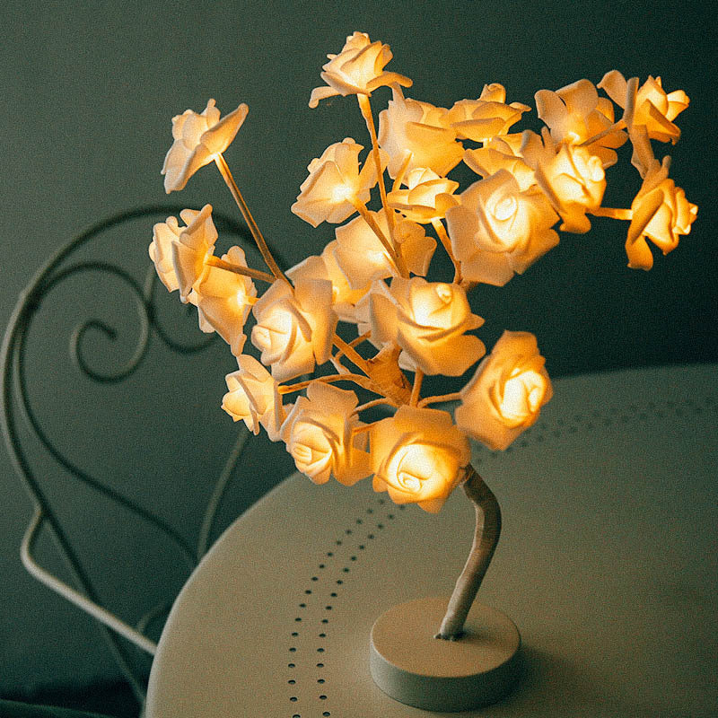 Yazijico™  Rose Flower Lamp USB Battery - Yazijico™