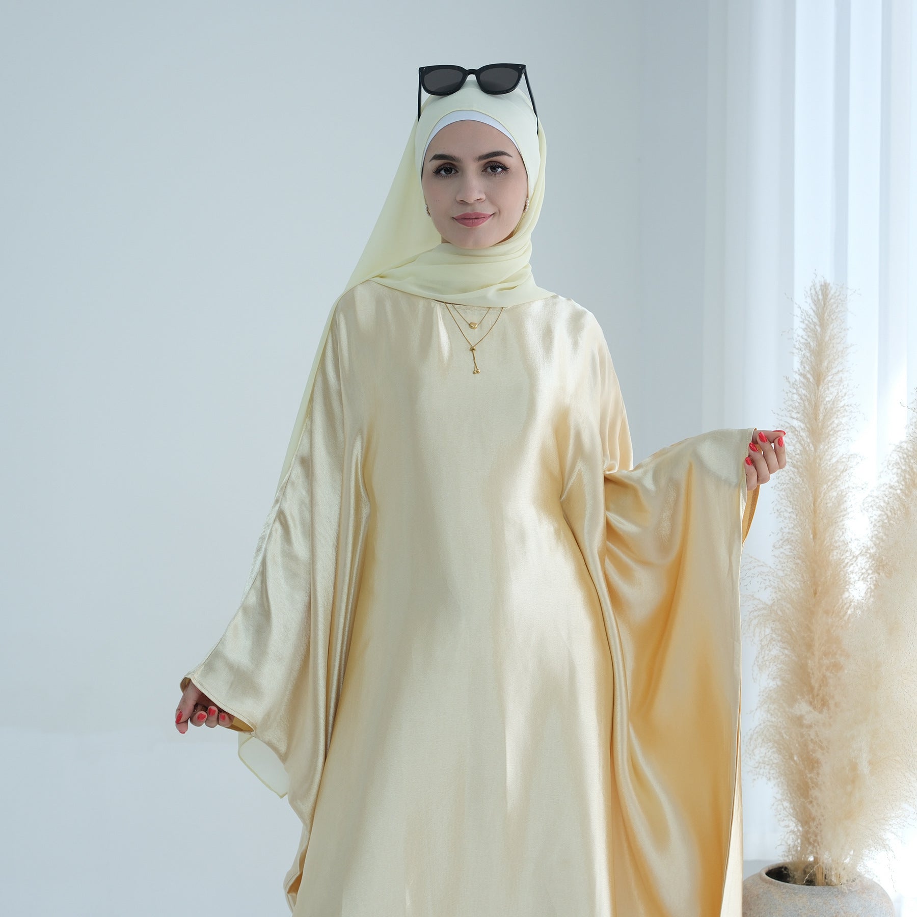 Muslim Women Dress  Bright Dress Princess Sleeves | Yazijico™