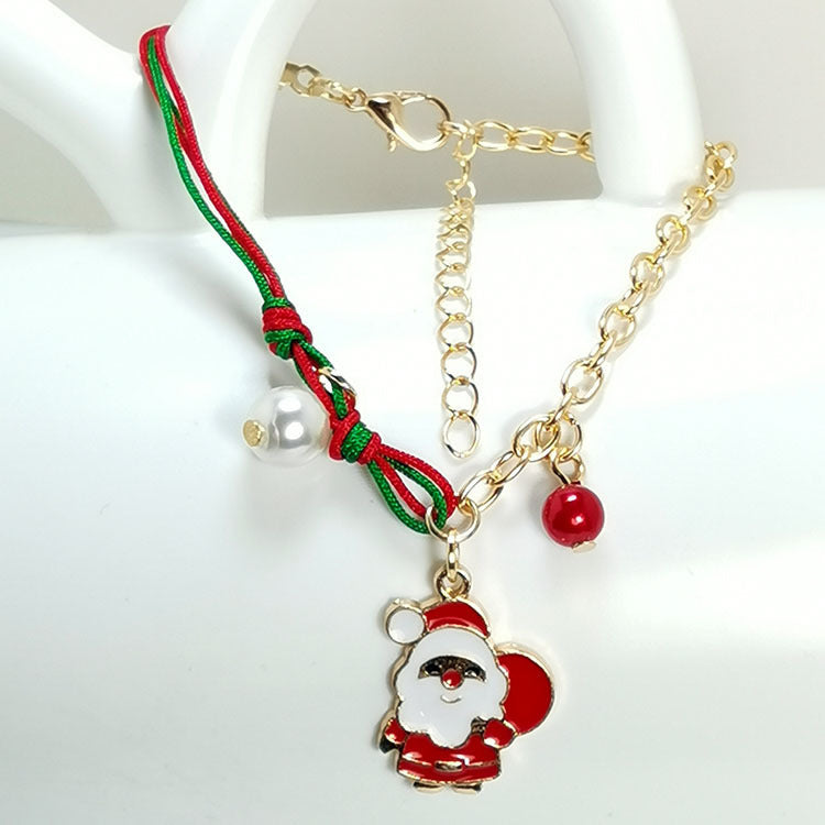 Santa Claus Tree Snowflake Snowman Bracelet  | Yazijico™