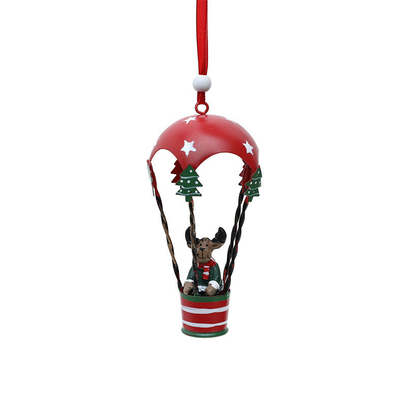 Nordic Iron Christmas Hot Air Balloon Parachute | Yazijico™