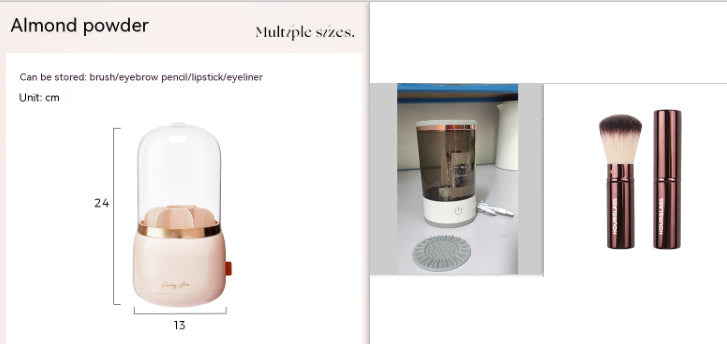 Outil de nettoyage électrique pour pinceaux à paupières | Yazijico™