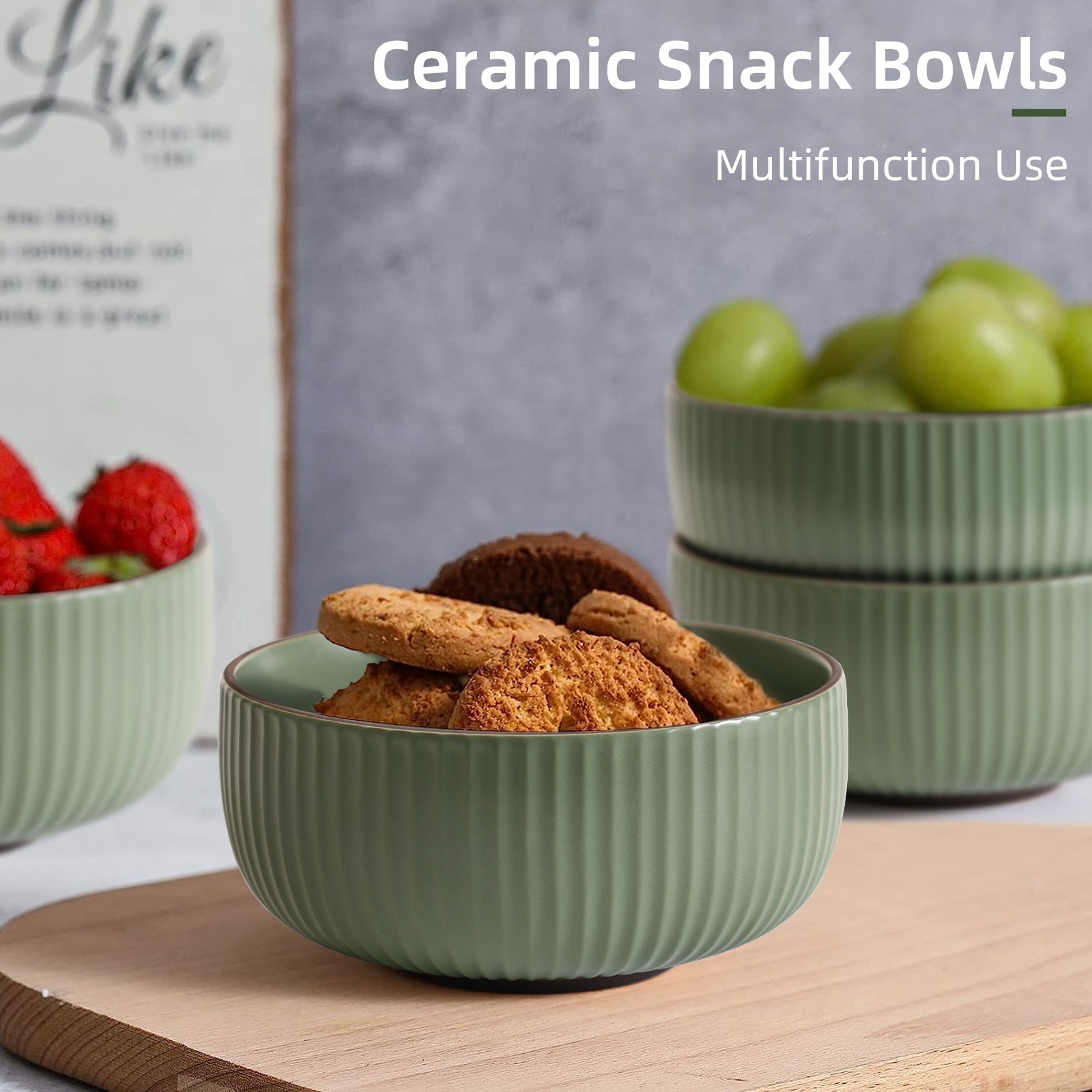 Ceramic Bowls For Kitchen Set For Soup | Yazijico™
