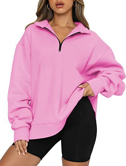 Women Sweatshirts Collar Loose Tops Clothes | Yazijico™