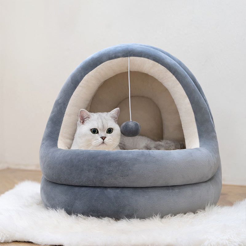 Lits de maison pour chat de haute qualité, tapis de canapé pour chatons et animaux de compagnie | Yazijico™