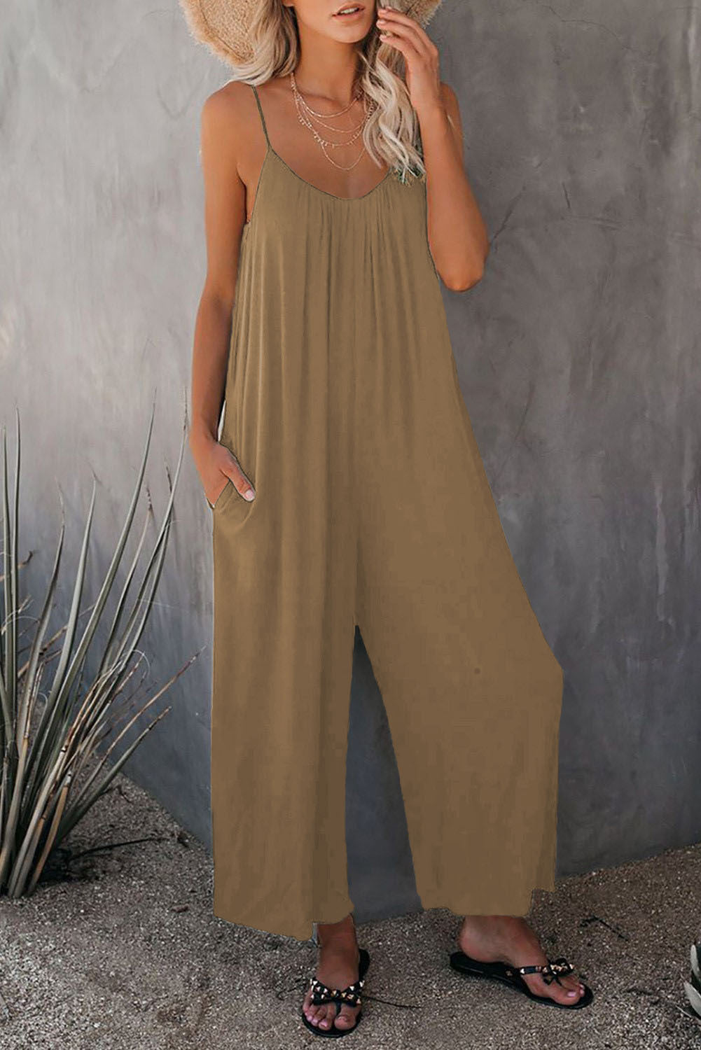 Women's Loose Sleeveless Jumpsuits Romper  Yazijico™