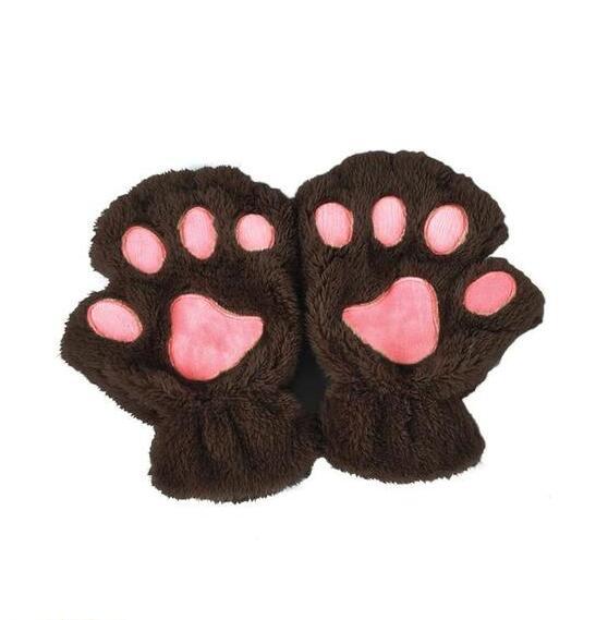 Paw Bear Cat Claw Gloves Short Finger | Yazijico™