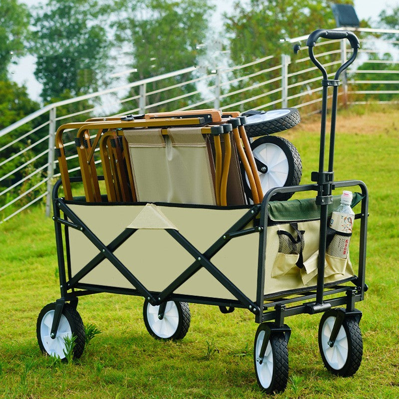 Outdoor Picnic Camping Folding Gathering Trolley  Yazijico™