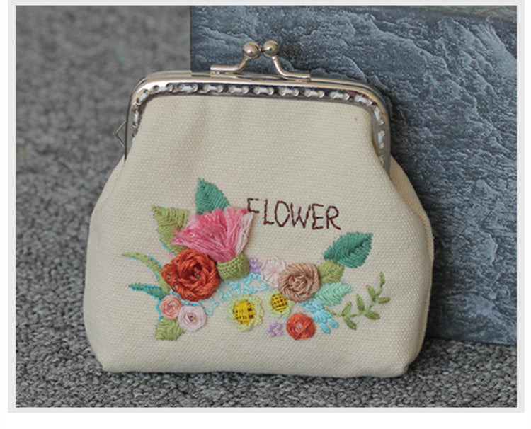 Hand-made Embroidery Diy Gold Material Bag | Yazijico™