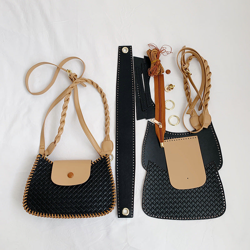 Hand Made Hand Bag Woven Material | Yazijico™
