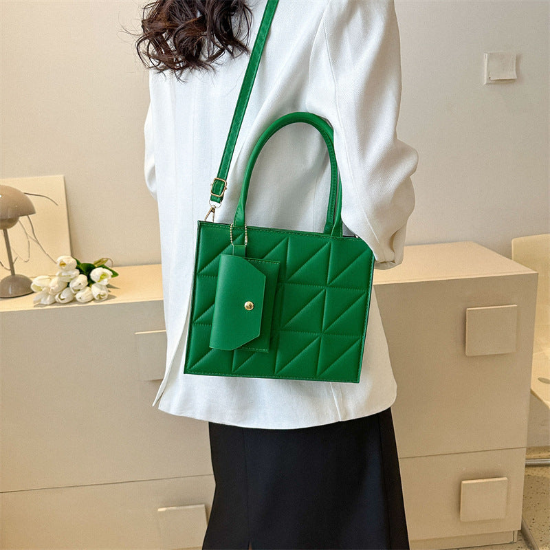 Simple Elegant Portable Shoulder Small Square Bag | Yazijico™
