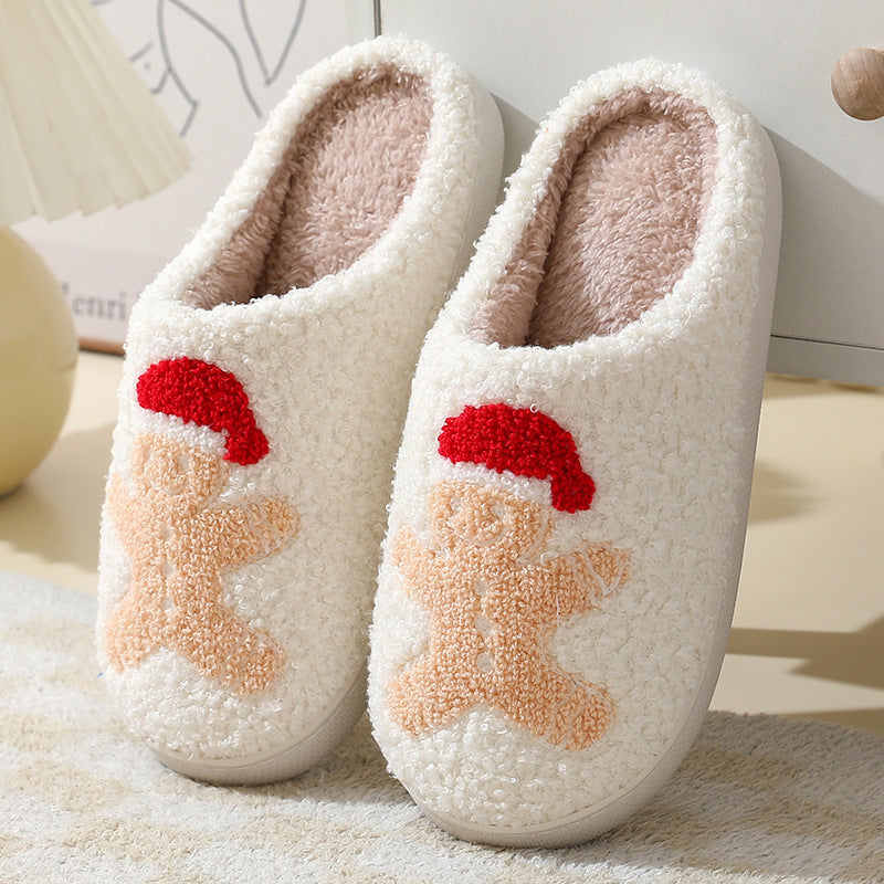 Christmas Home Slippers Cute Santa Claus | Yazijico™