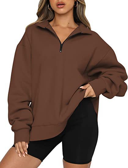 Women Sweatshirts Collar Loose Tops Clothes | Yazijico™