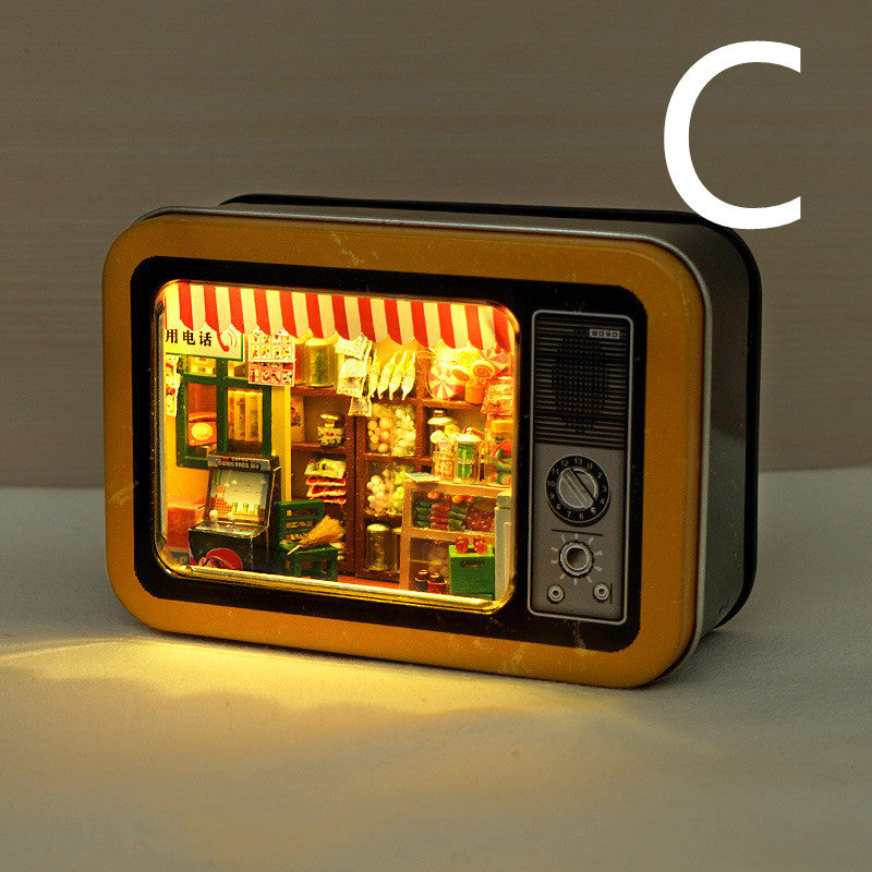 Hand-made Tinplate Box Childhood Memories | Yazijico™