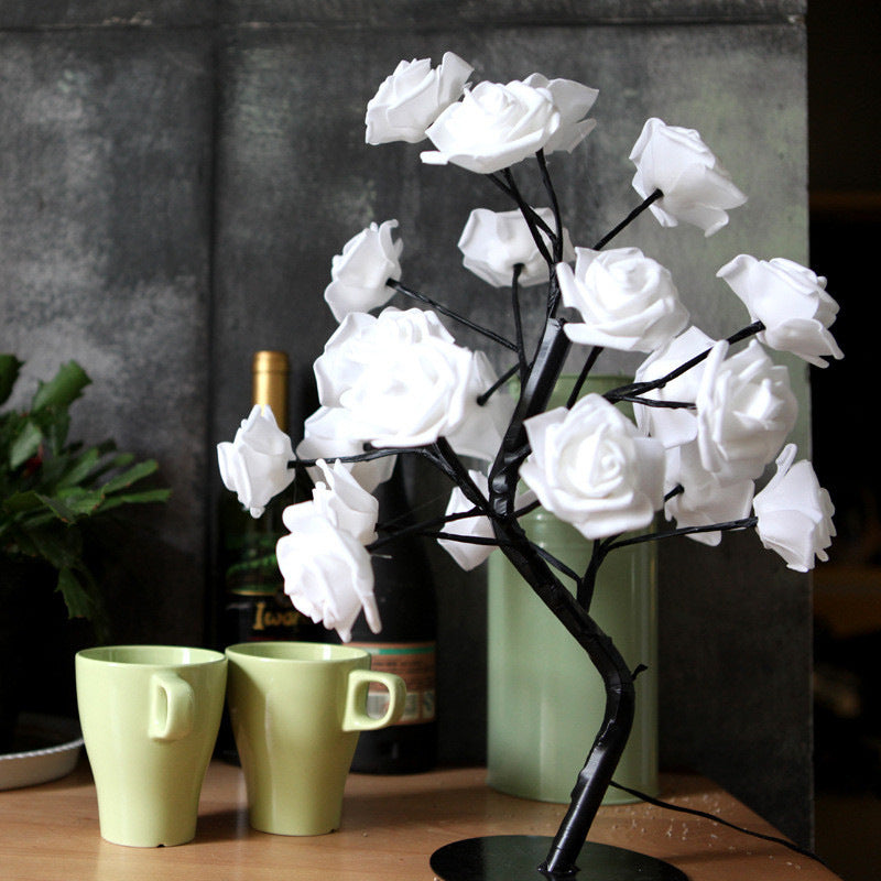 Yazijico™  Rose Flower Lamp USB Battery - Yazijico™