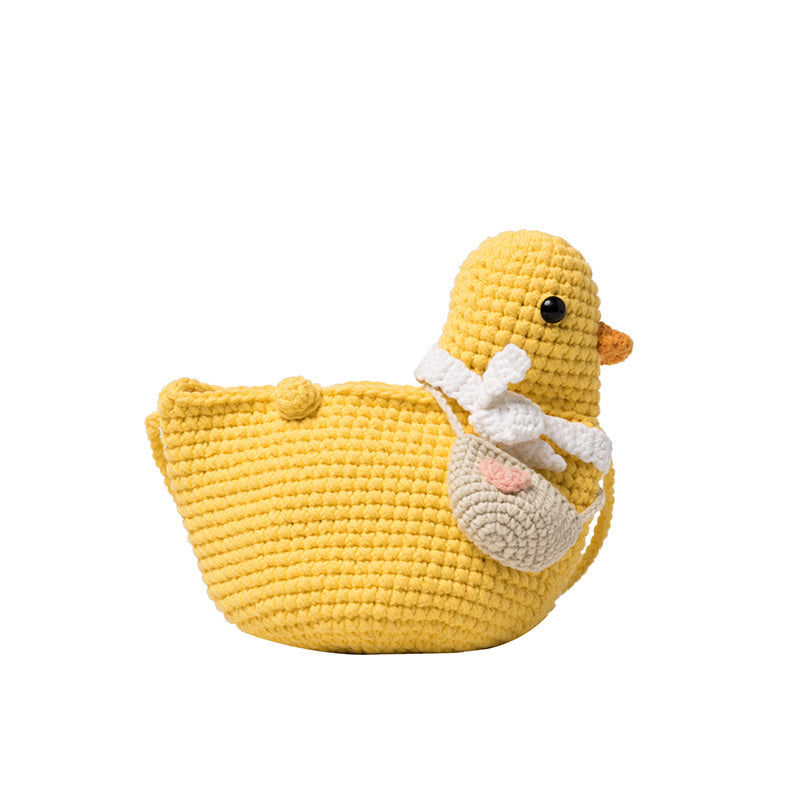 Hand--made woven Bag Rushing Duck | Yazijico™